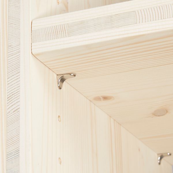 Cube de rangement pin brut 10 niches