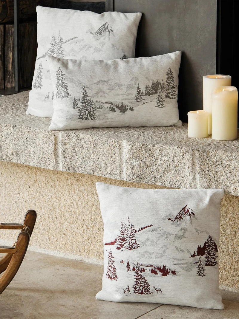 Coussin Neve Bordeaux 45x45cm