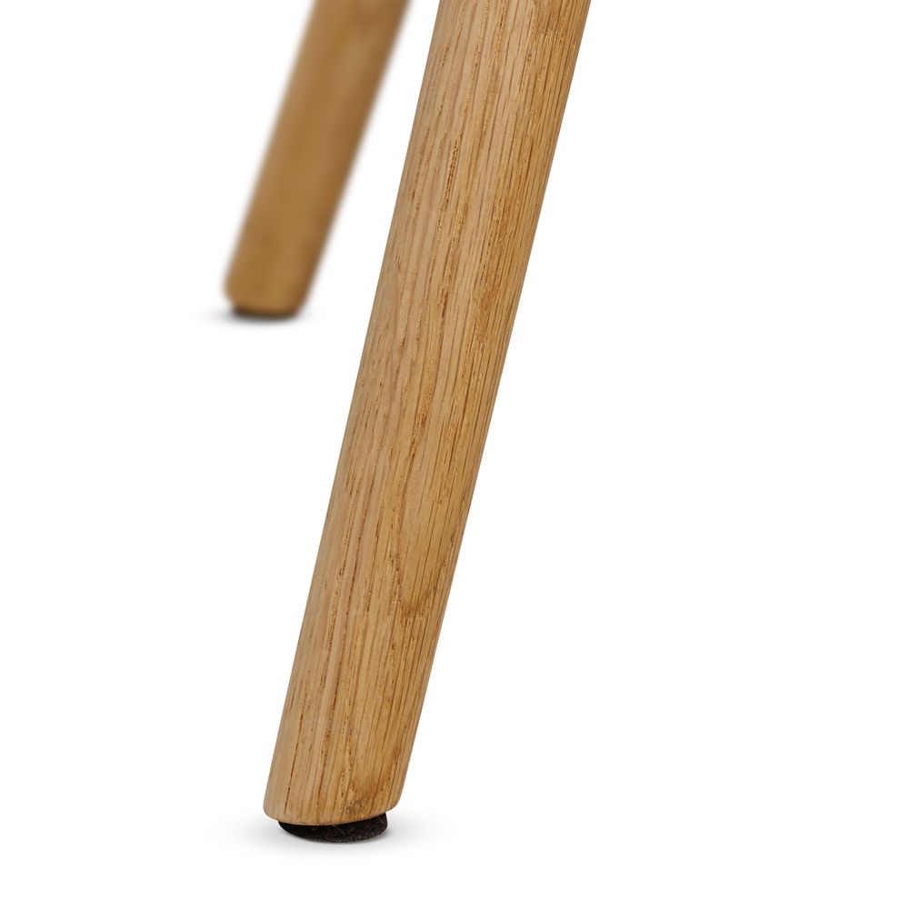 Chaise tissu soft touch nèfle