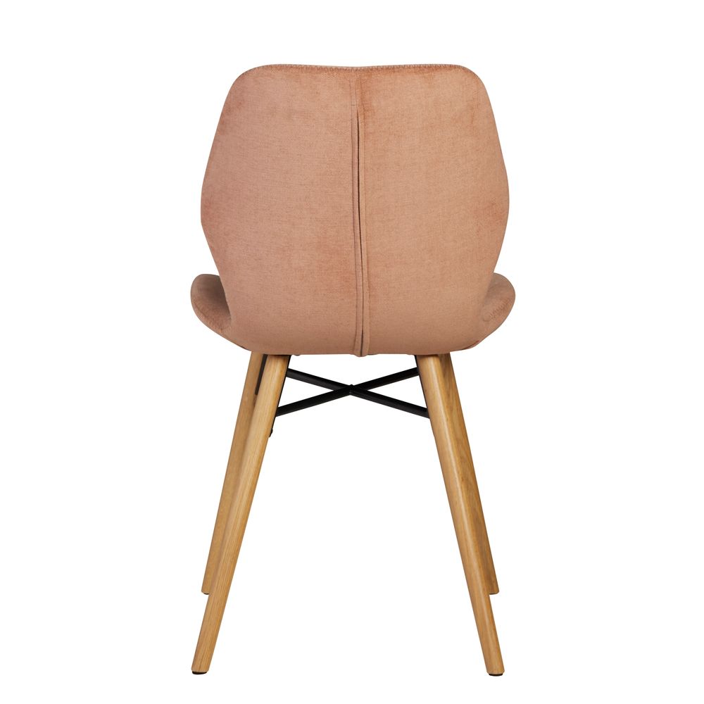 Chaise tissu soft touch nèfle