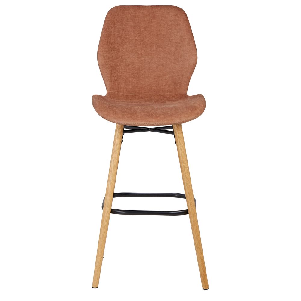 Chaise snack tissu soft touch nèfle