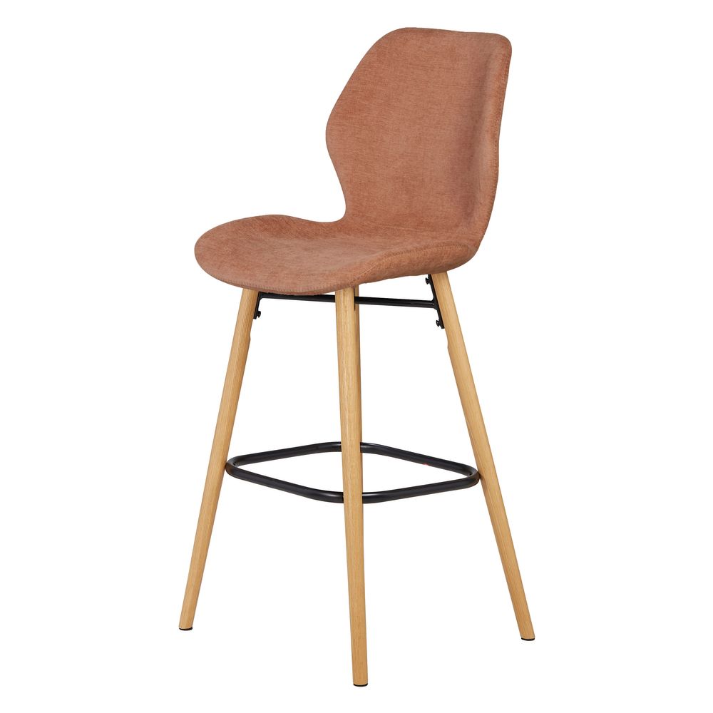 Chaise snack tissu soft touch nèfle