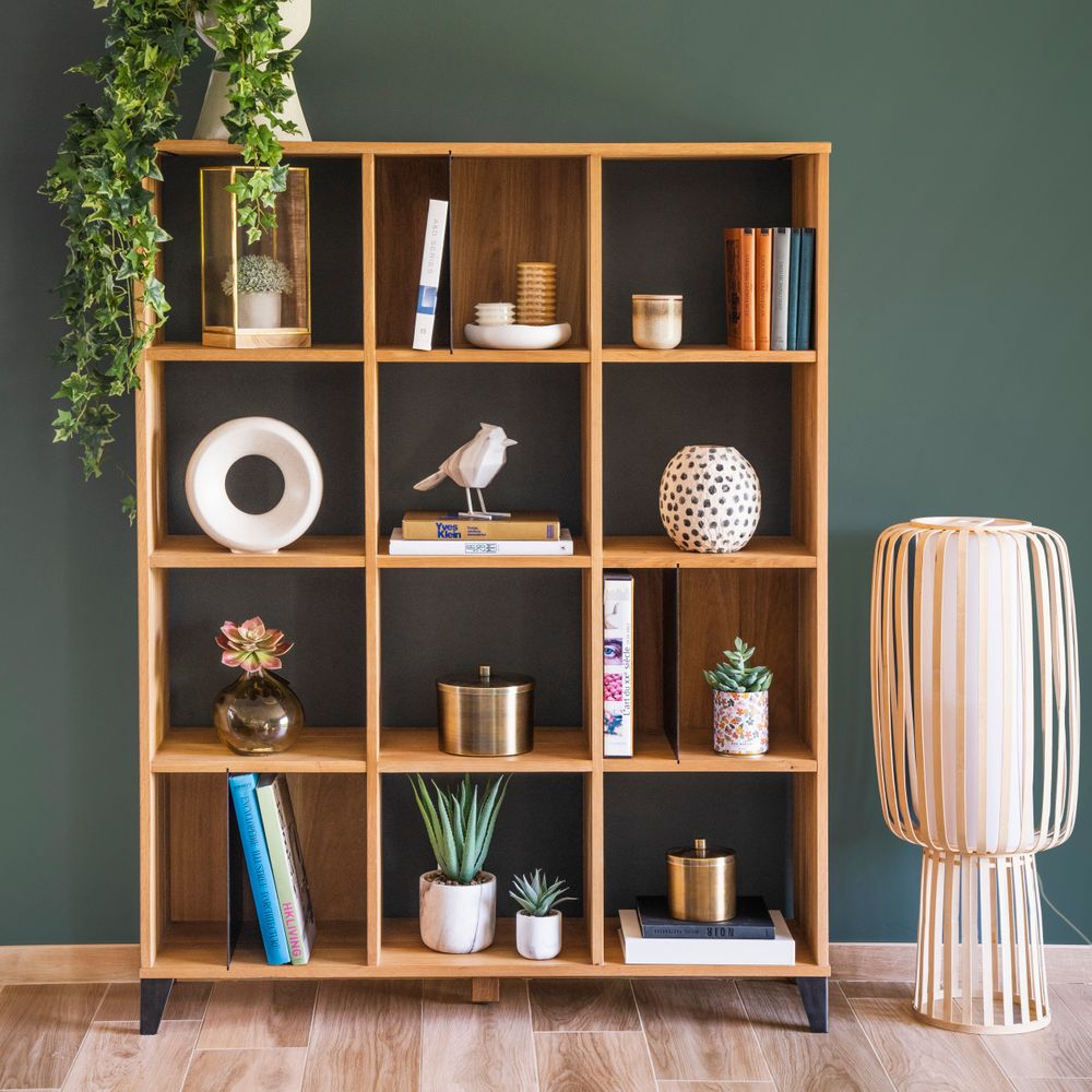 Bibliothèque 12 niches