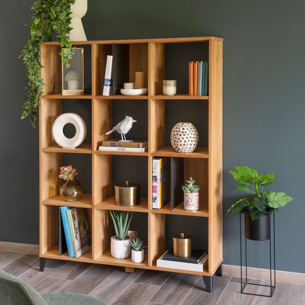 Bibliothèque 12 niches