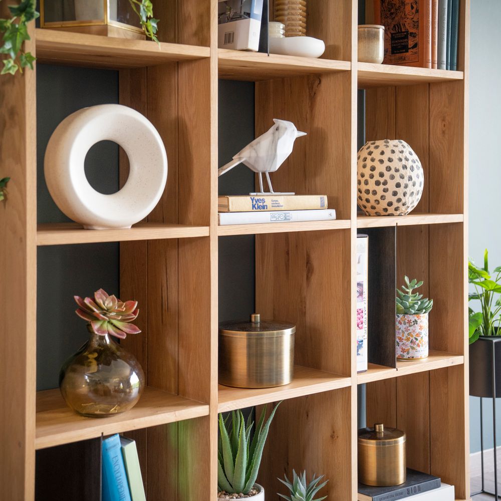 Bibliothèque 12 niches