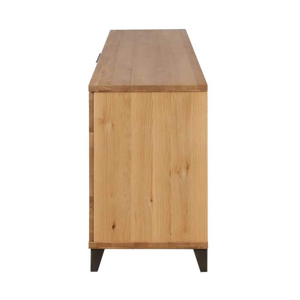 Meuble bas 3 portes, 1 tiroir chêne massif