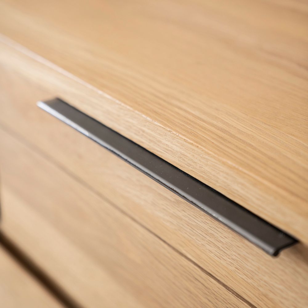 Meuble bas 3 portes, 1 tiroir chêne massif