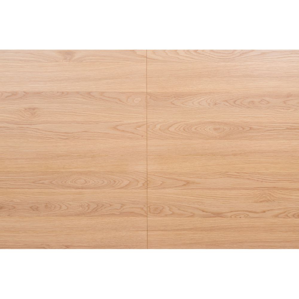 Table repas 180cm en placage chêne avec allonge intégrée 50 ou 60