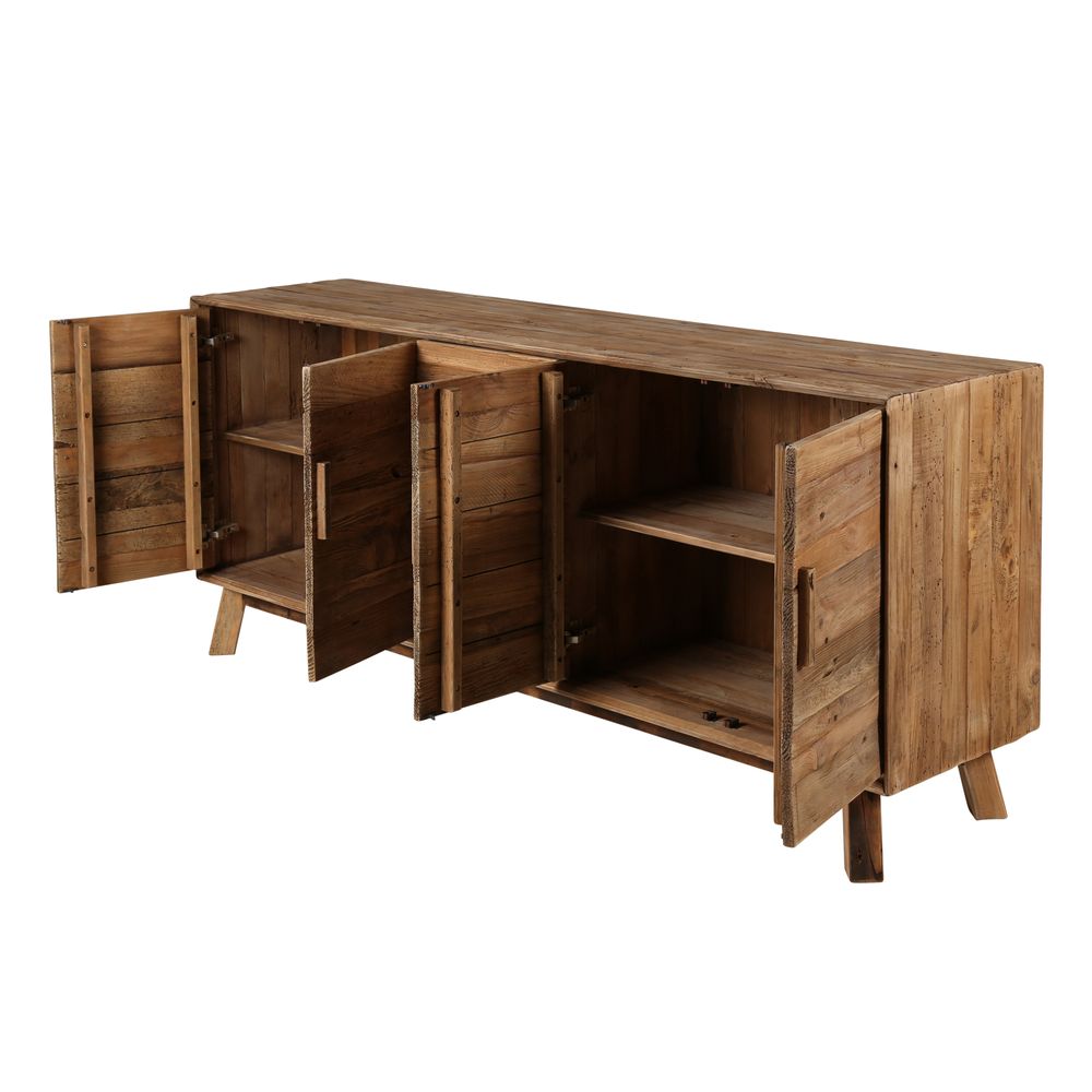 Meuble bas 4 portes, 4 tiroirs