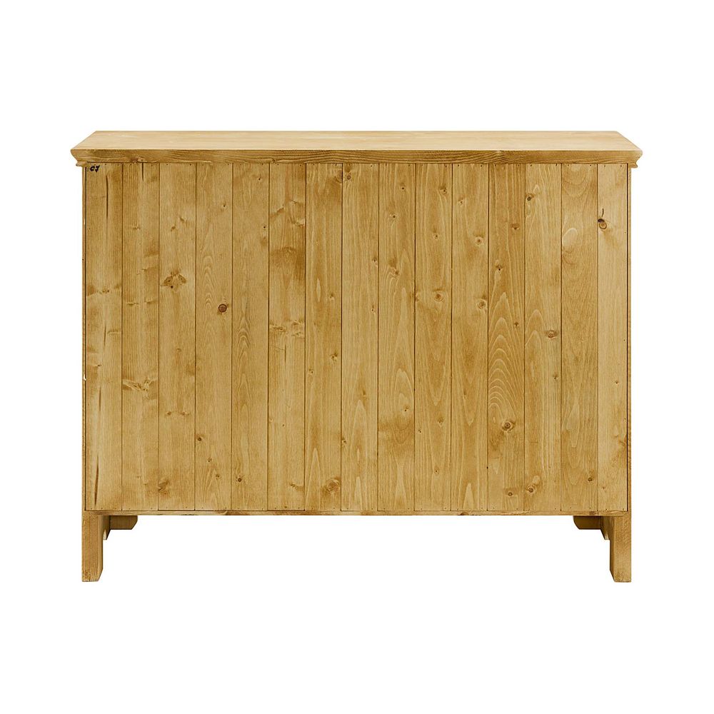 Meuble bas 3 tiroirs, 2 portes avec coeurs