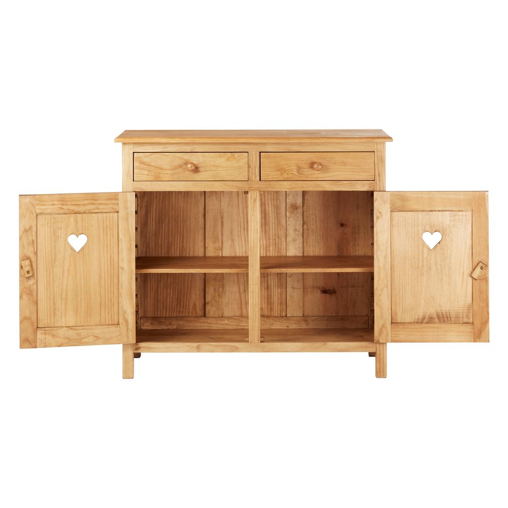 Buffet en pin savoyard 2 portes + 2 tiroirs Région