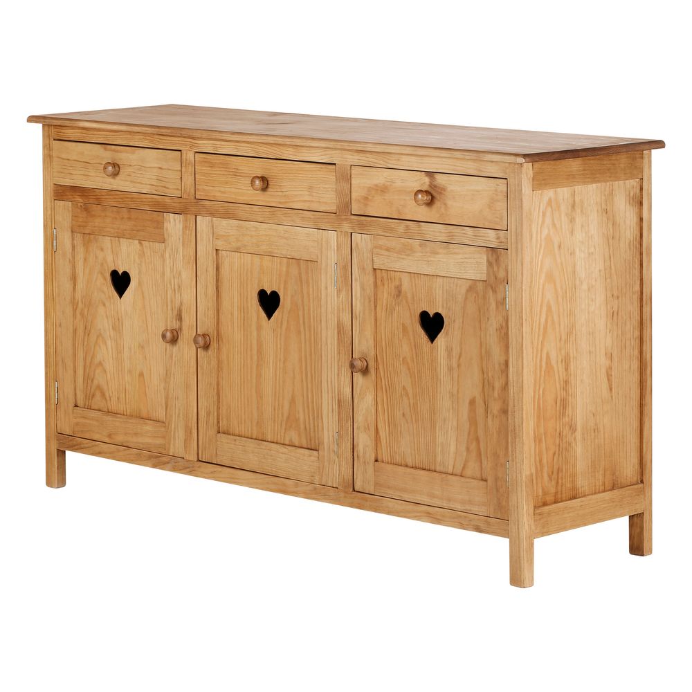 Enfilade en pin savoyard 3 portes + 3 tiroirs Région