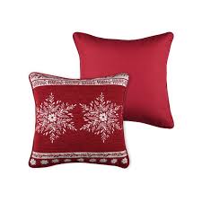 Coussin déhoussable 40 x 40 cm rouge GENEVOIS rouge