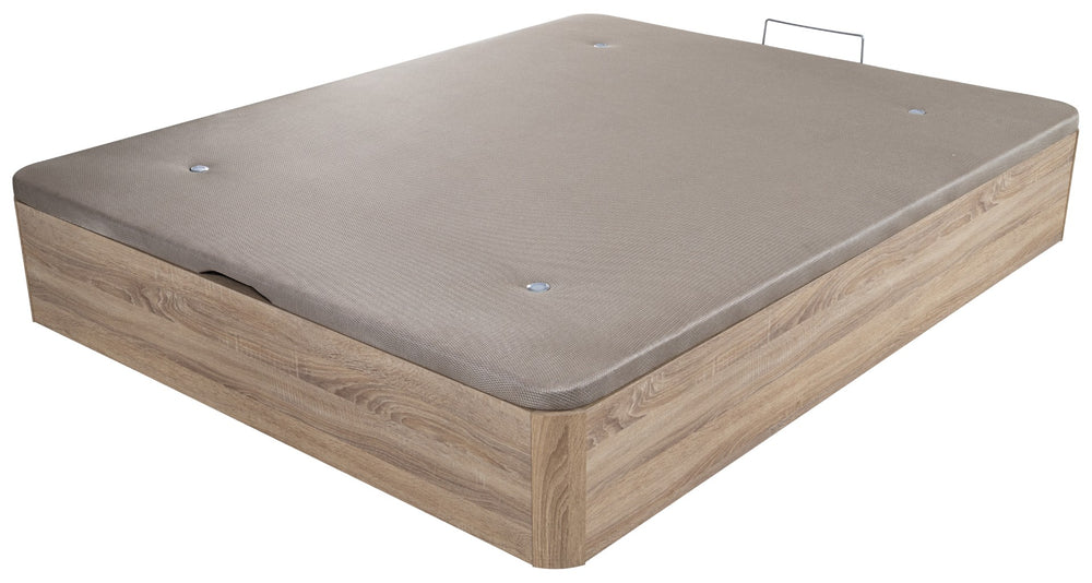 Sommier coffre 140x190cm chêne