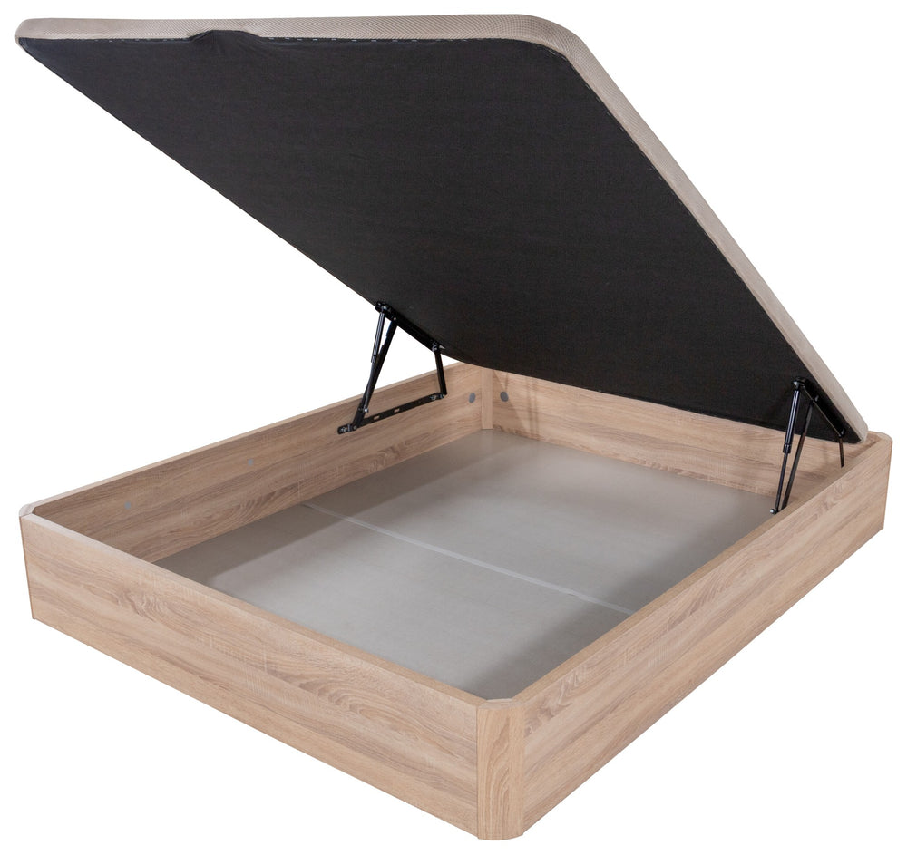 Sommier coffre 140x190cm chêne