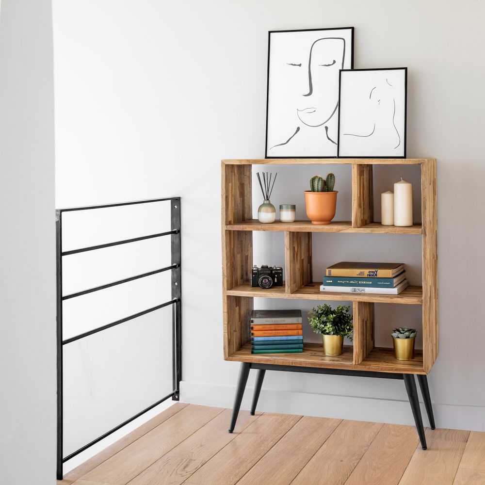 Bibliothèque 6 niches