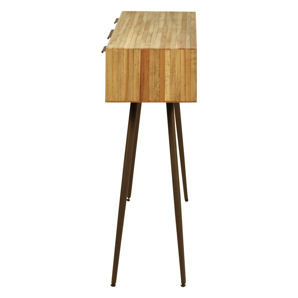 Console teck recyclé 120cm