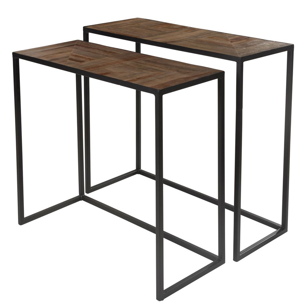 Consoles gigognes (set de 2)