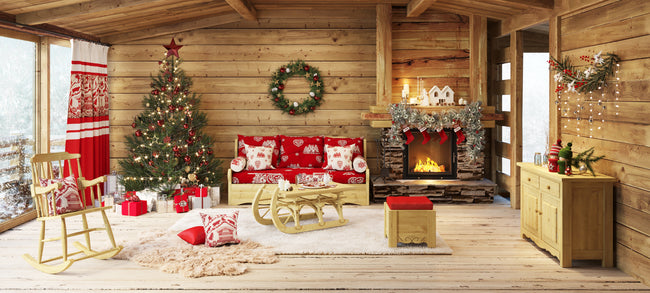 décoration de noël typique montagne