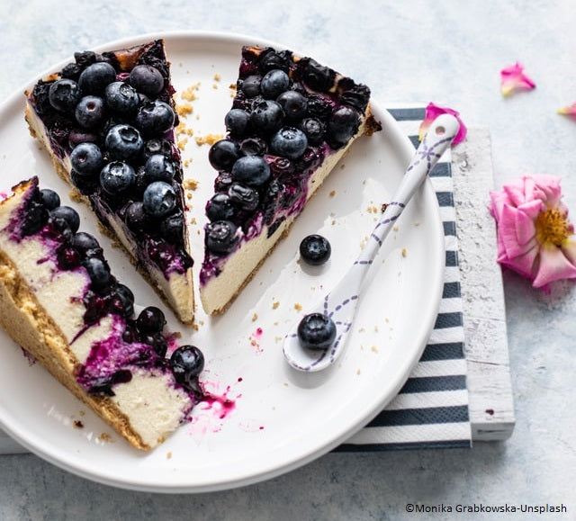 Tarte aux myrtilles traditionnelle