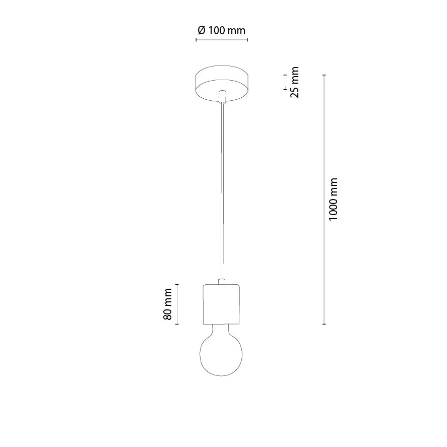 Suspension SKOG bois whisky