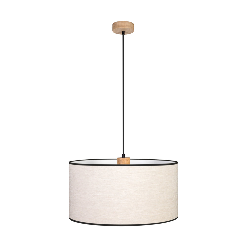 Suspension  Ø 50 cm lin et liseret | DREVA