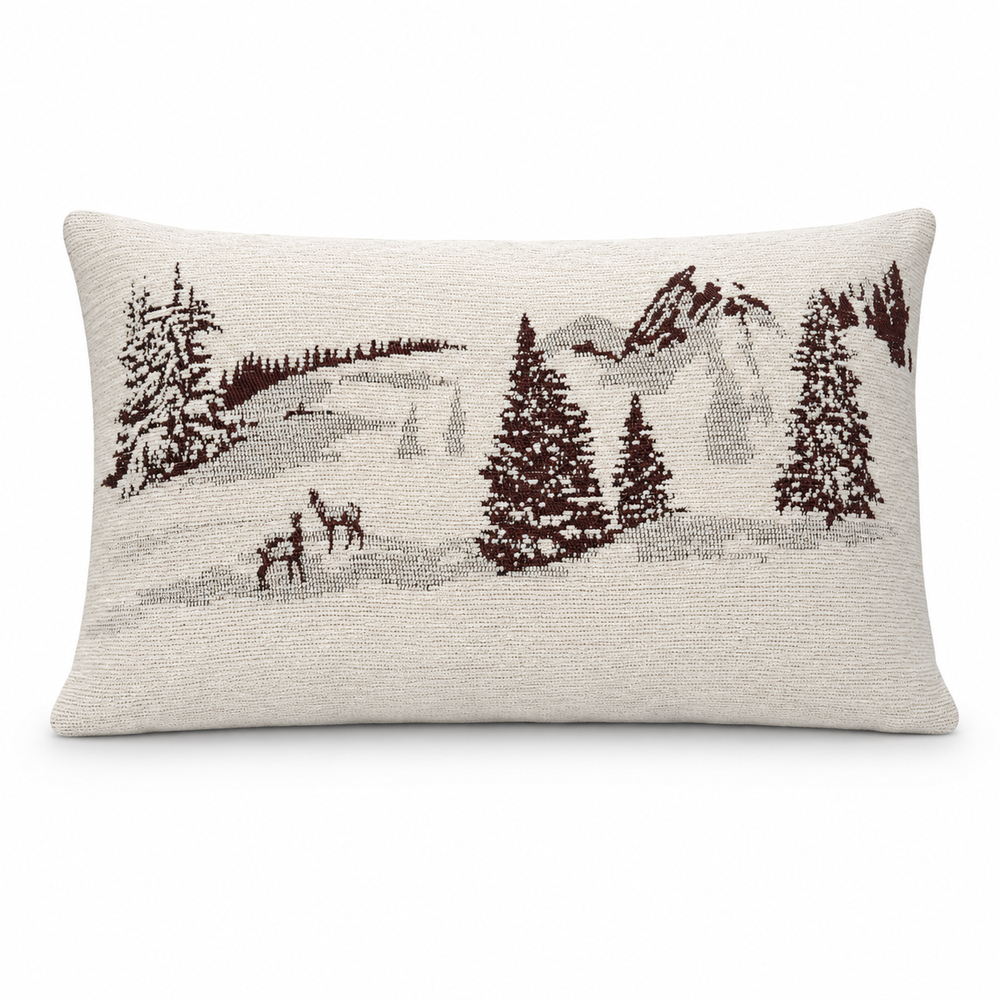 Coussin Neve Bordeaux