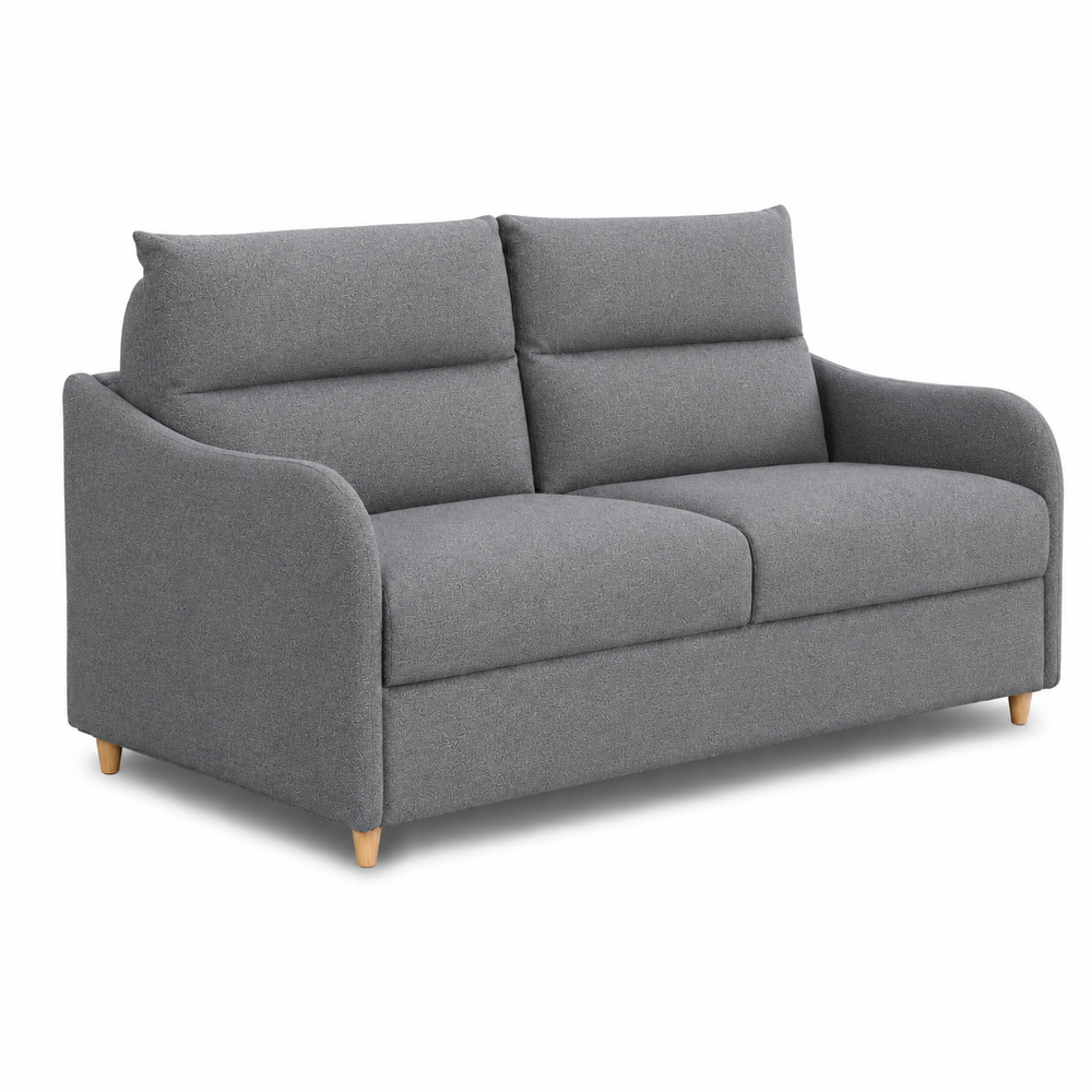Canapé convertible express 140 cm gris | Myrtille