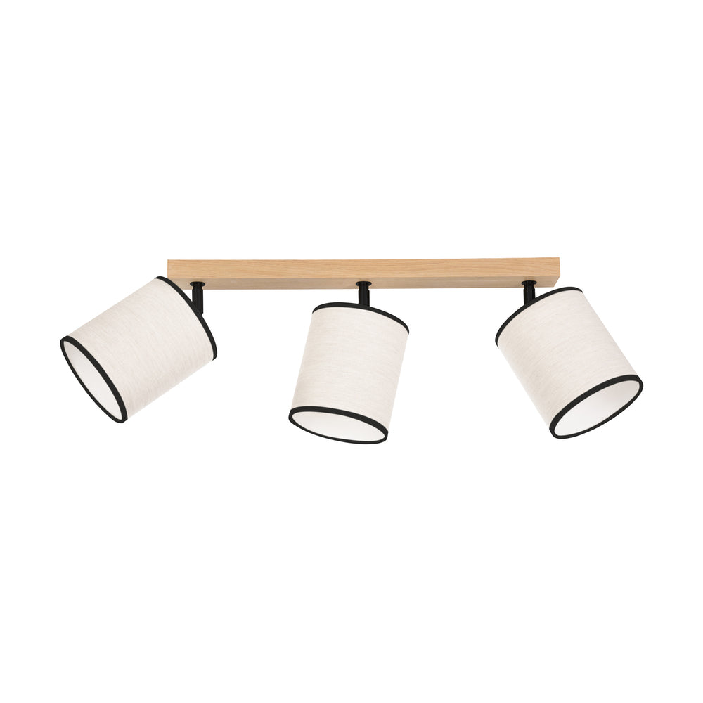 Lampe de plafond 3 lampes avec liseret | DREVA