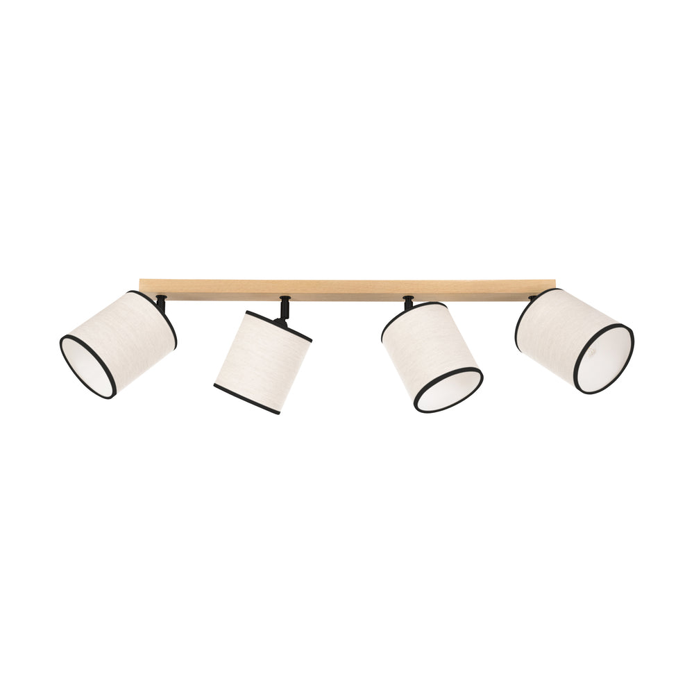 Lampe de plafond 4 lampes avec liseret | DREVA
