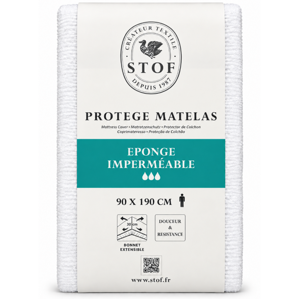 Protège matelas 90 x 190 cm