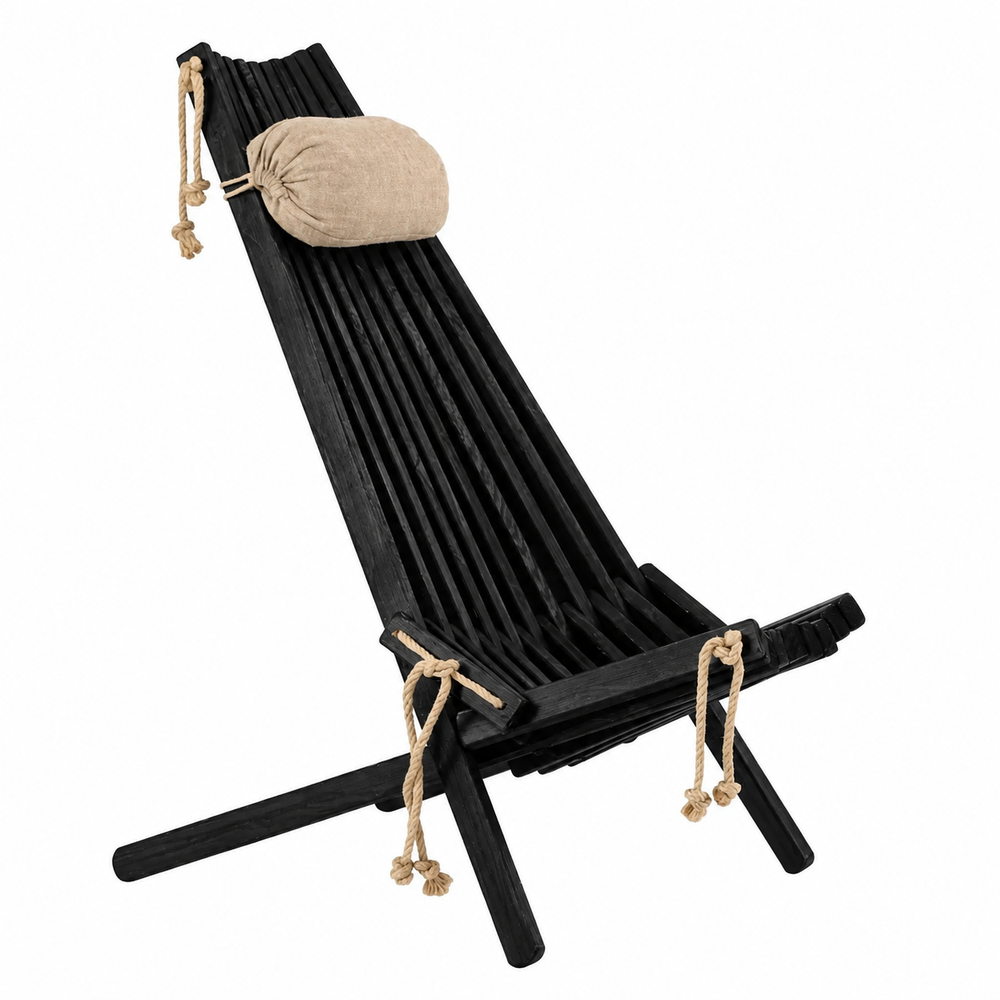 Chilienne en bois EcoChair Noire - Ecofurn