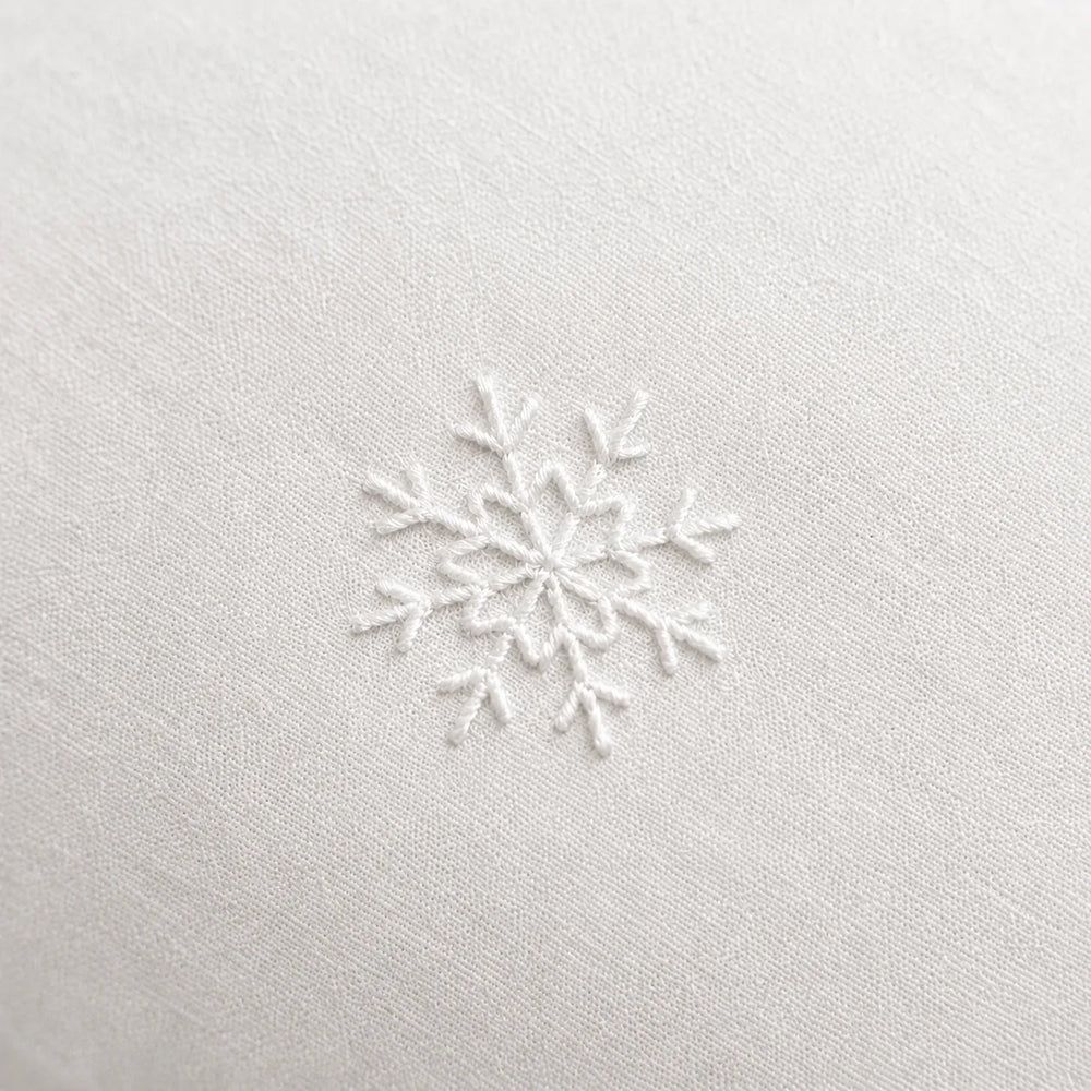 Housse de couette 200 x 200 cm neige neige | Flocons de nuit