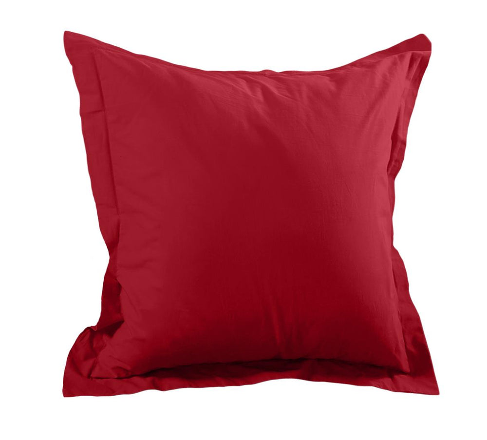 Taie d'oreiller 65 x 65 cm rouge