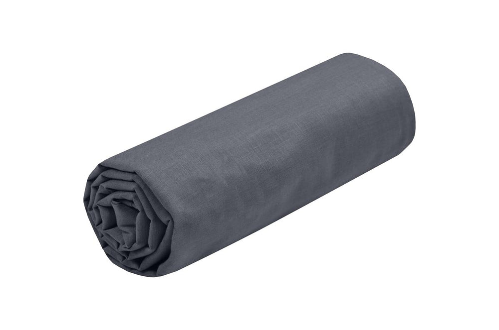 DRAP HOUSSE EDEN ARDOISE 90 x 200 cm