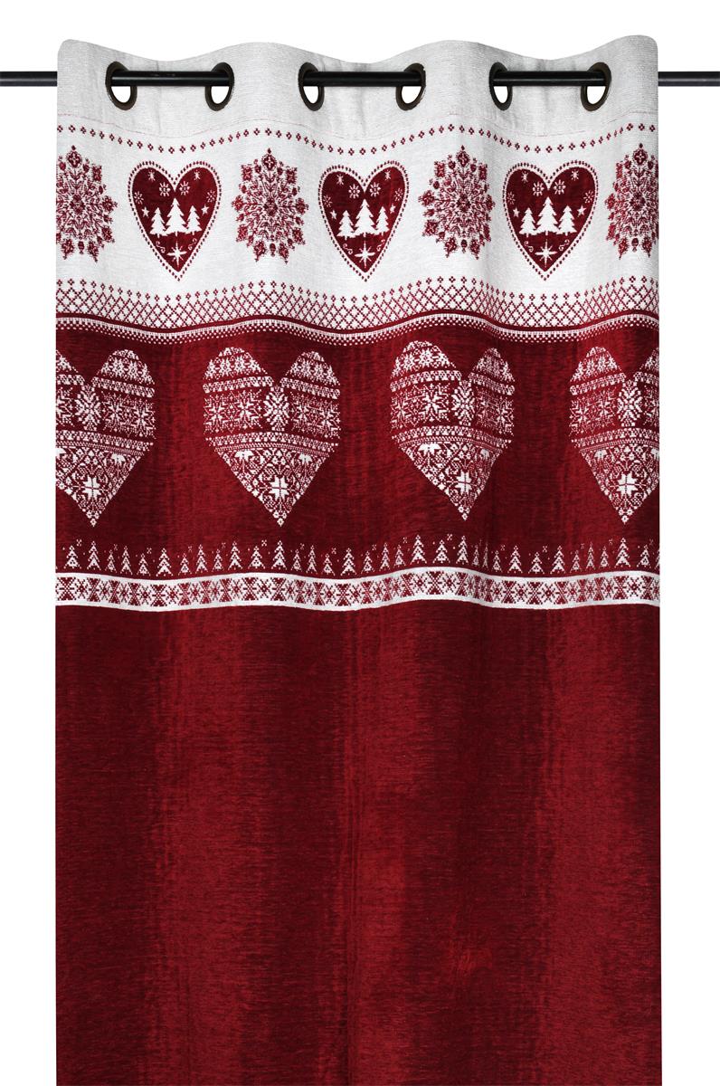 Rideau THENESOL rouge 140x260