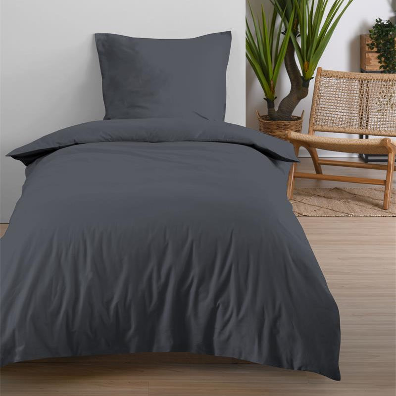 Drap housse 90 x 190 cm Anthracite