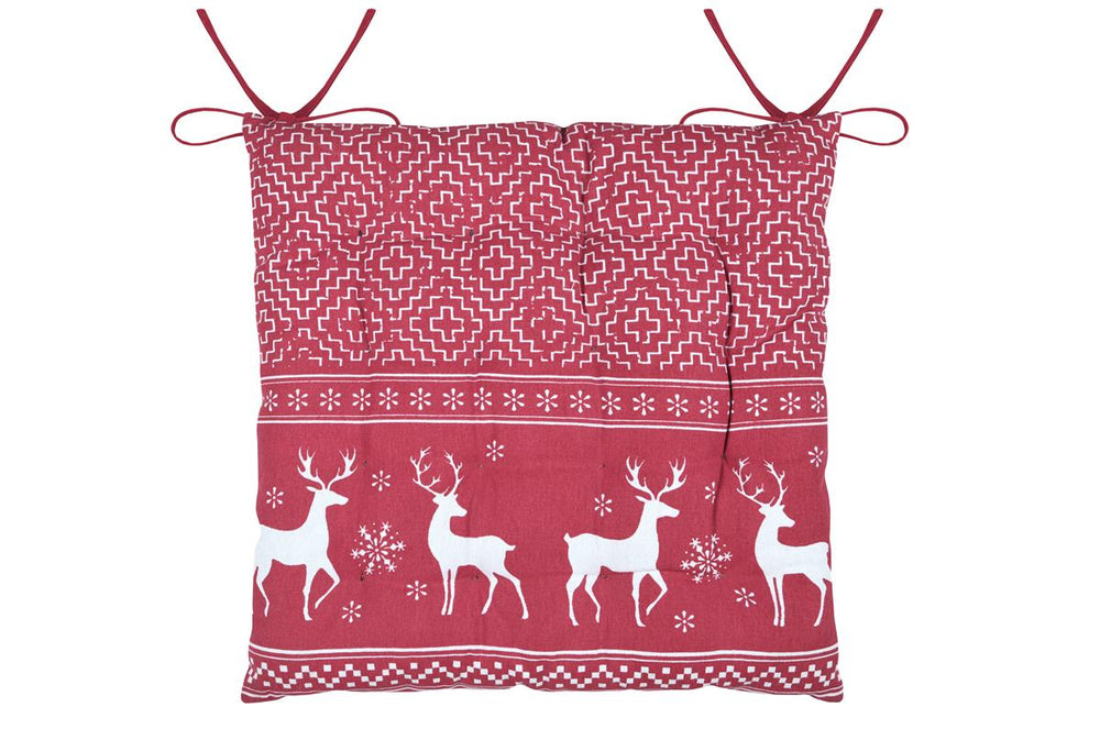Galette de chaise ARBIN rouge