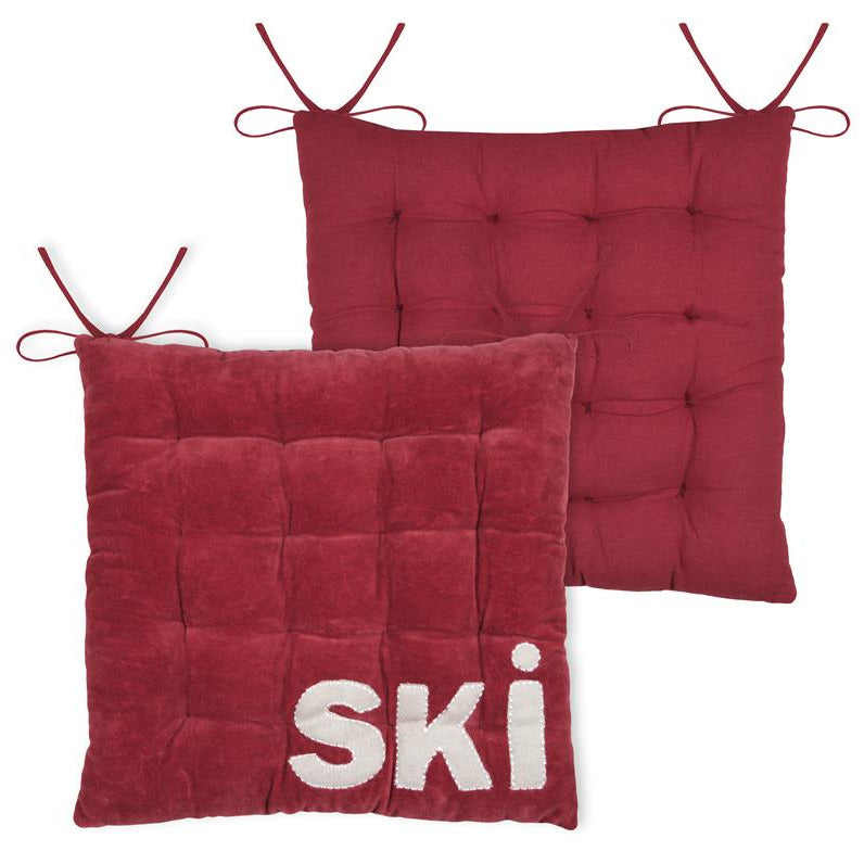 Galette de chaise ARBIN rouge