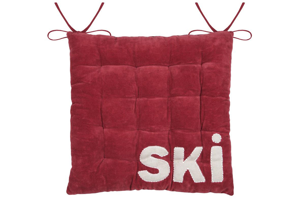 Galette de chaise ARBIN rouge