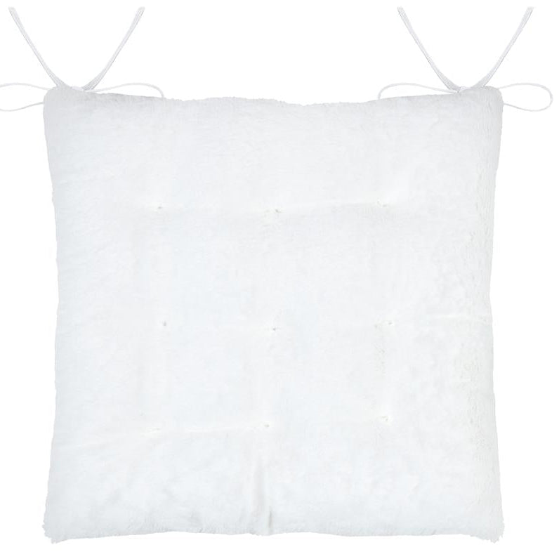 Galette de chaise ASGARD blanc 40 x 40 cm