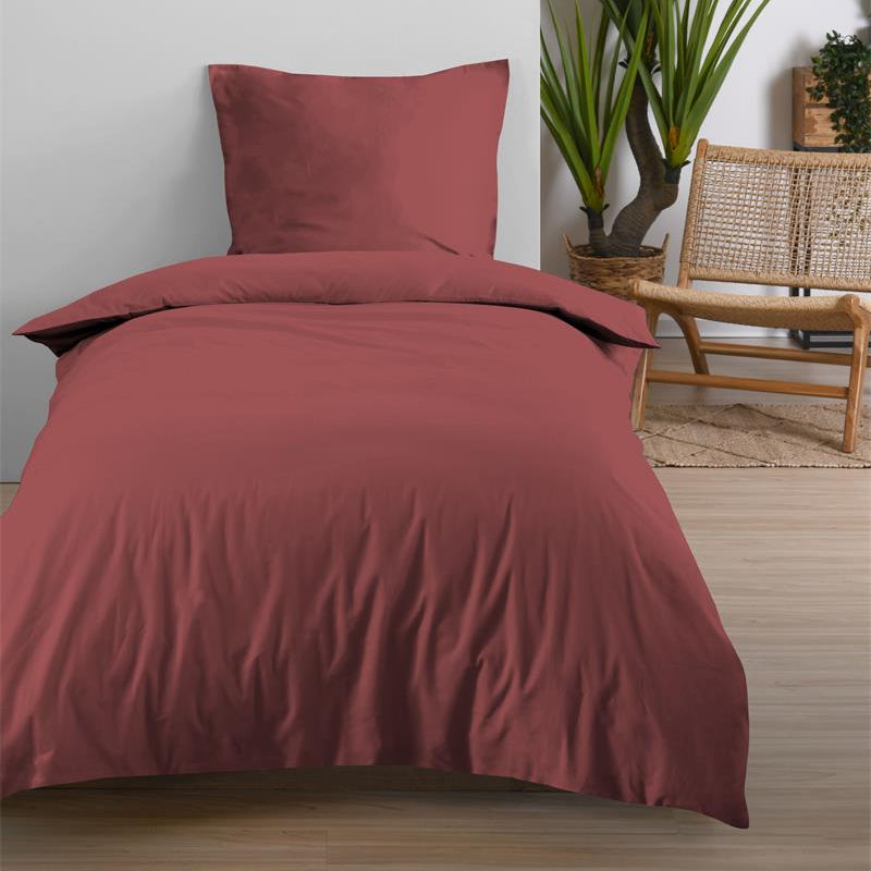 Drap housse 90 x 190 cm grenache