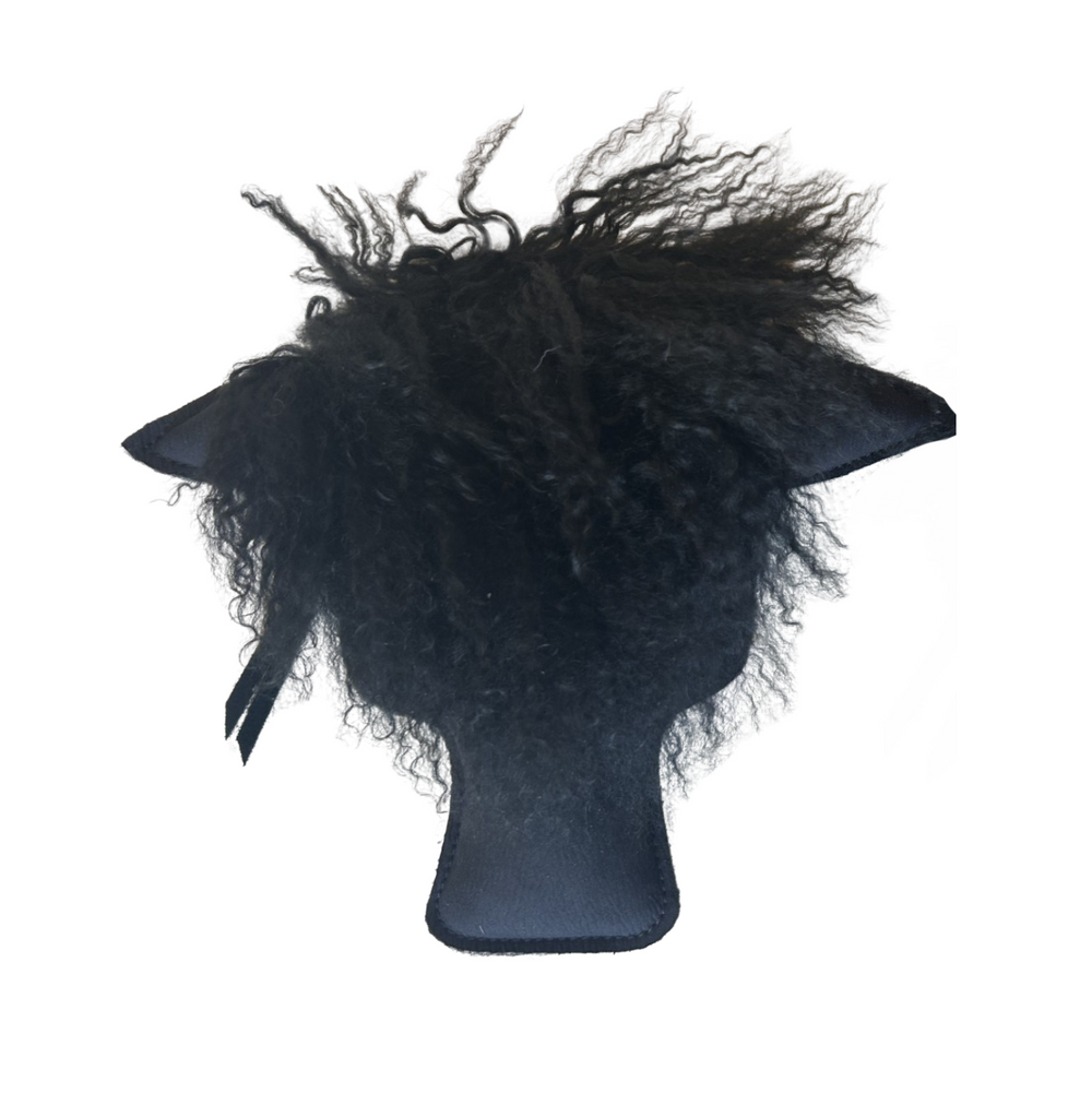 Trophé Bestiole Tête de Yak taille S noir