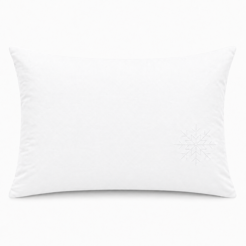 Taie d'oreiller 50 x 70 cm neige neige
