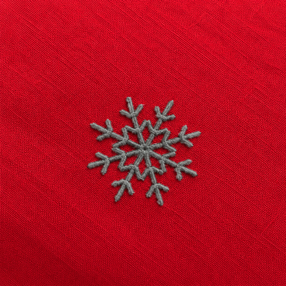 Housse de couette 240 x 220cm neige coquelicot | Flocons de nuit