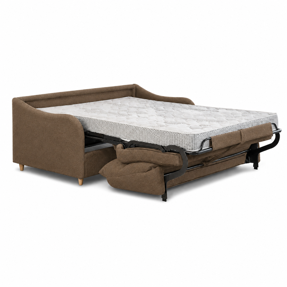 Canapé convertible express 140 cm taupe | Myrtille