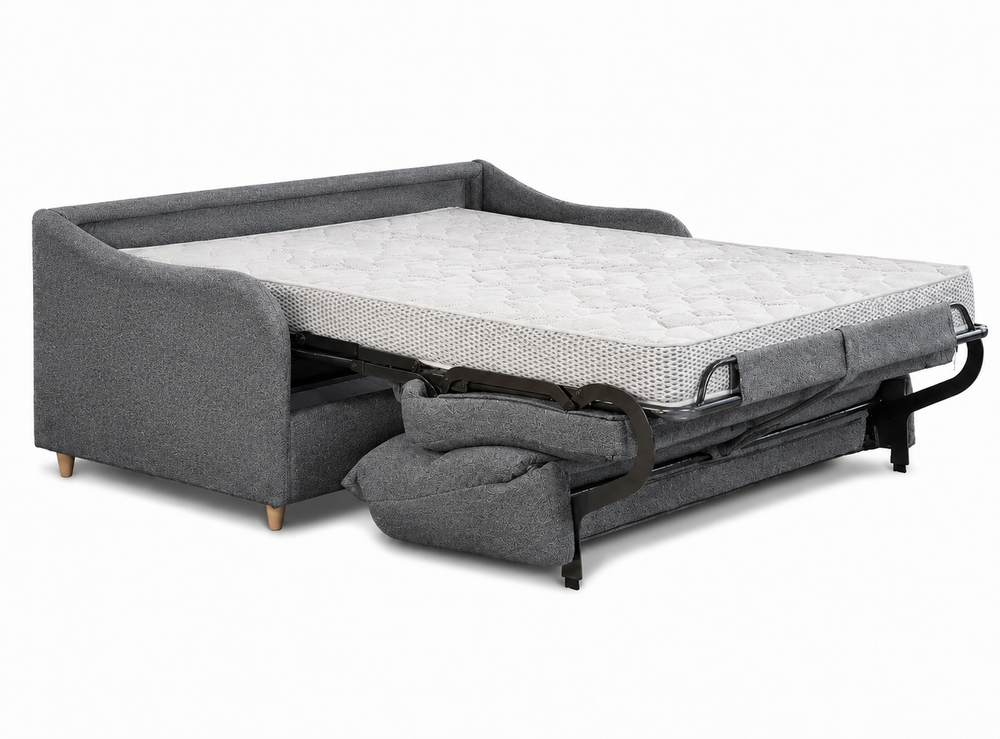 Canapé convertible express 140 cm gris | Myrtille