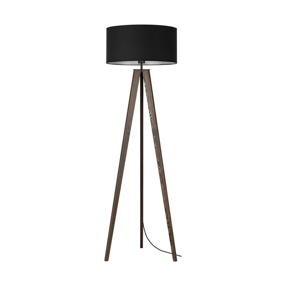 Lampadaire noyer et noir | DREVA