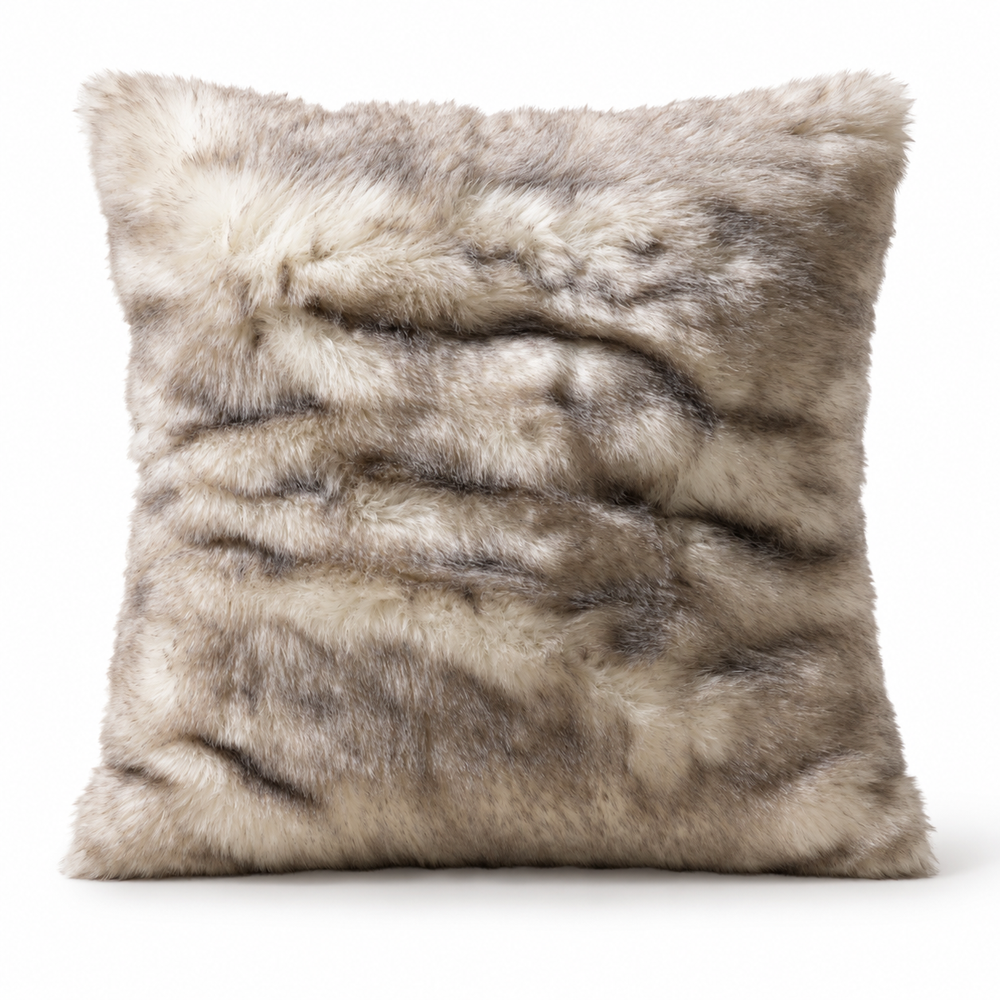 Coussin 50x50cm Fourrure BISHORN
