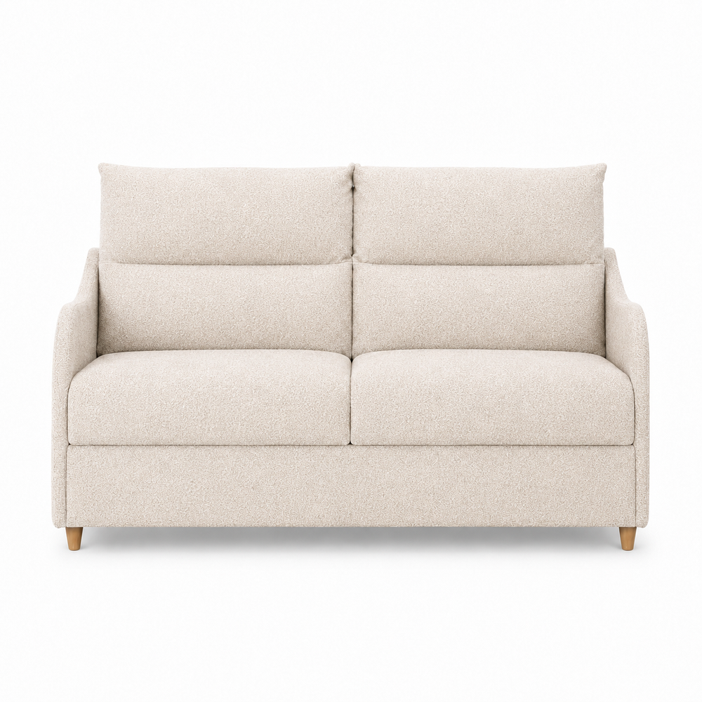 Canapé convertible express 140 cm beige | Myrtille